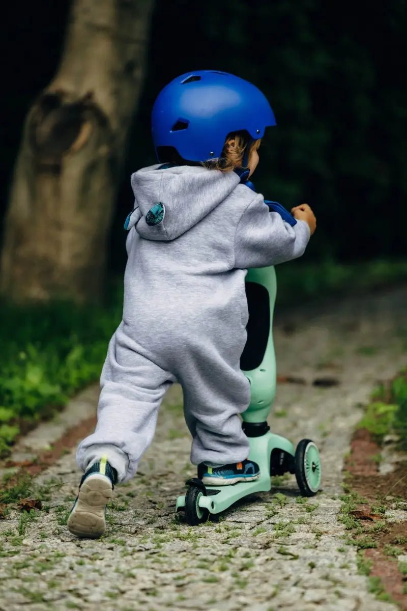 Bear Romper Jurassic Park grey by LennyLamb - Baby Carrier AccessoriesLittle Zen One16539472