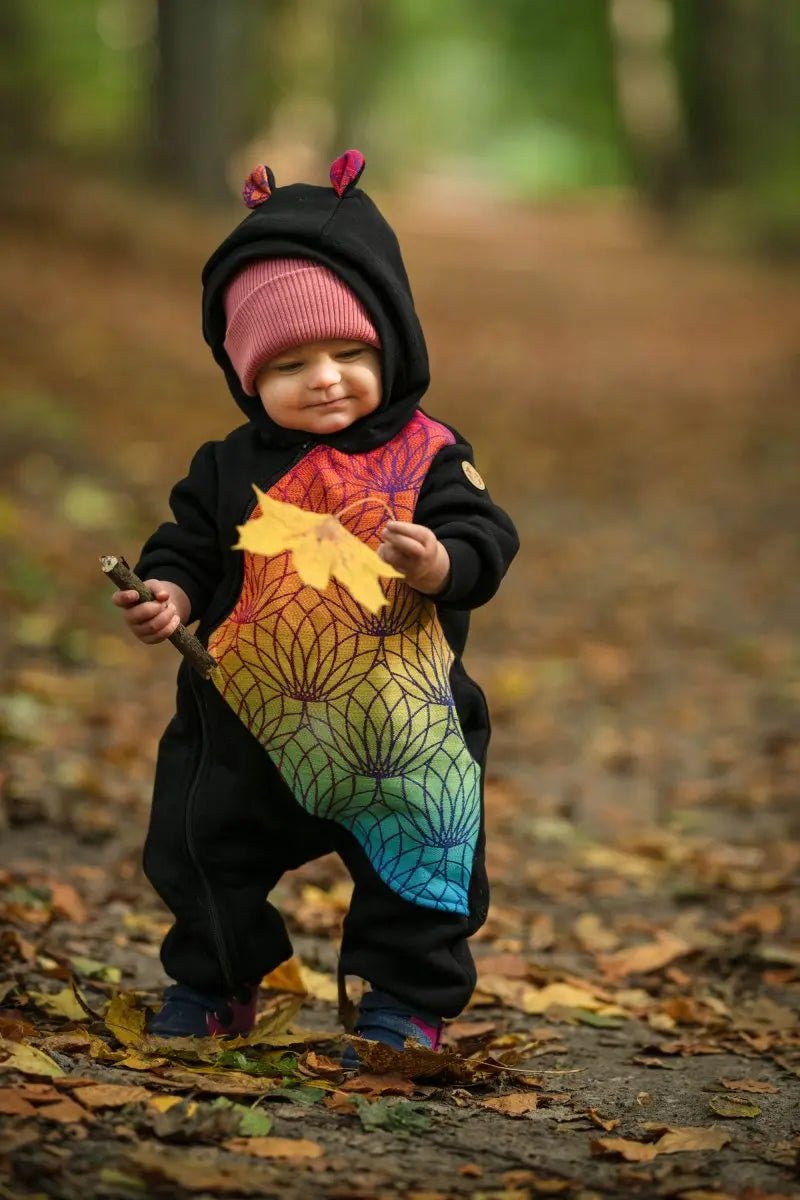 Bear Romper Rainbow Lotus