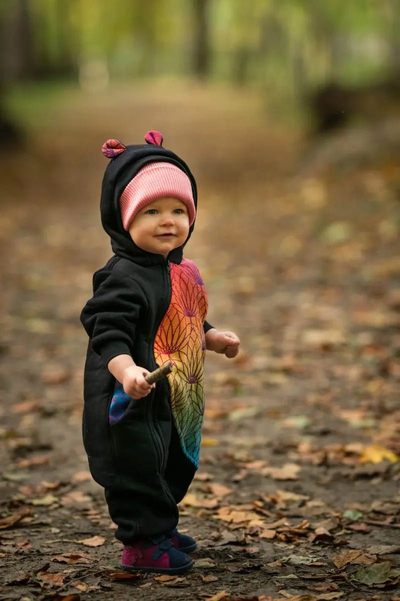 Bear Romper Rainbow Lotus