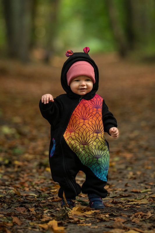 Bear Romper Rainbow Lotus by LennyLamb - Baby Carrier AccessoriesLittle Zen One
