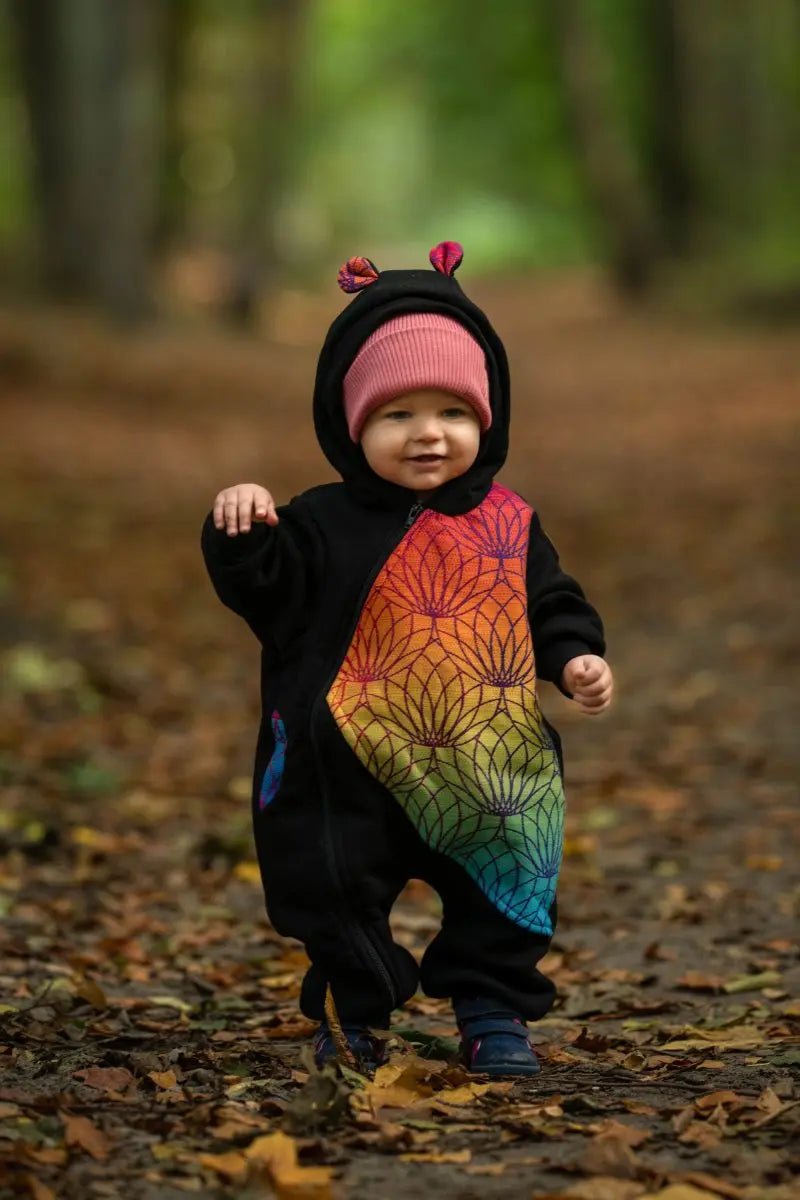Bear Romper Rainbow Lotus
