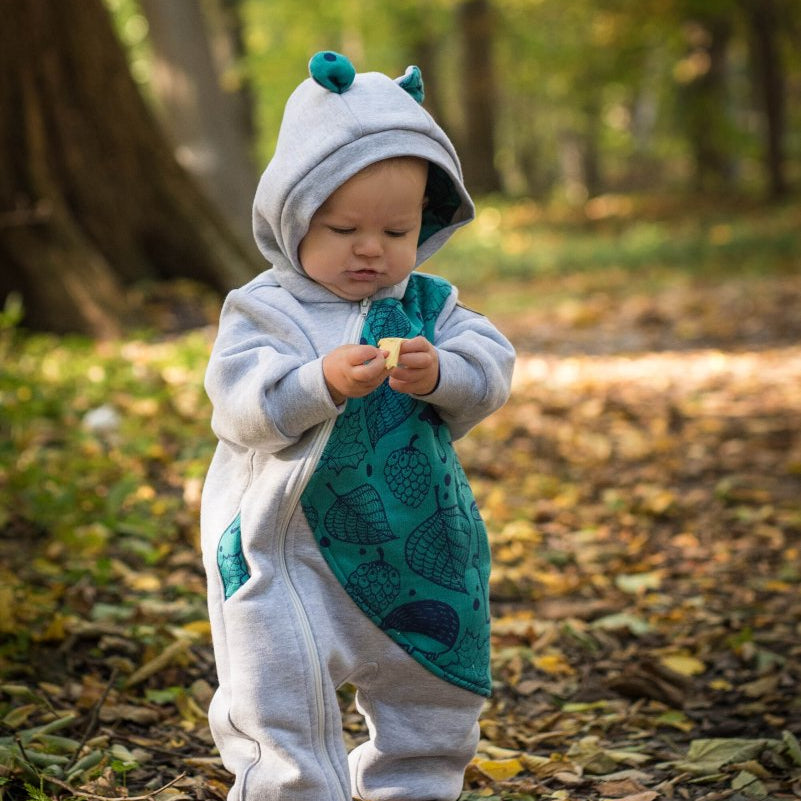 Bear Romper Under the Leaves by LennyLamb - Baby Carrier AccessoriesLittle Zen One