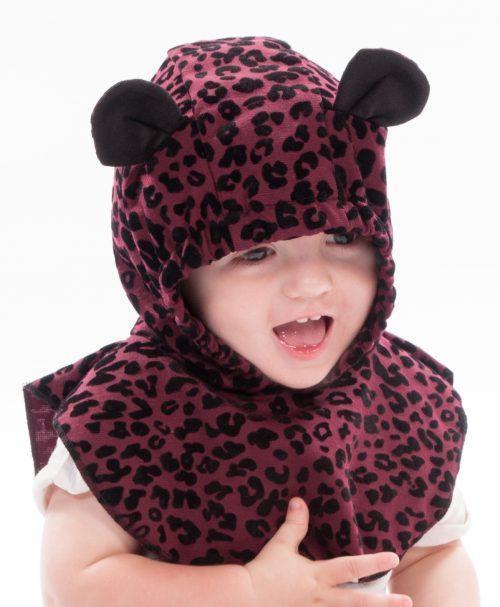 Belly Bedaine Baby Hood Leopard rose - Baby Carrier AccessoriesLittle Zen One4145363455