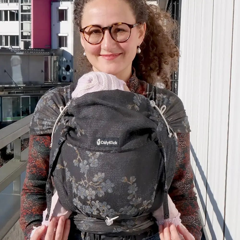 Blue Blossom DidyKlick 4u Half Buckle by Didymos - Half Buckle CarrierLittle Zen One4048554952648