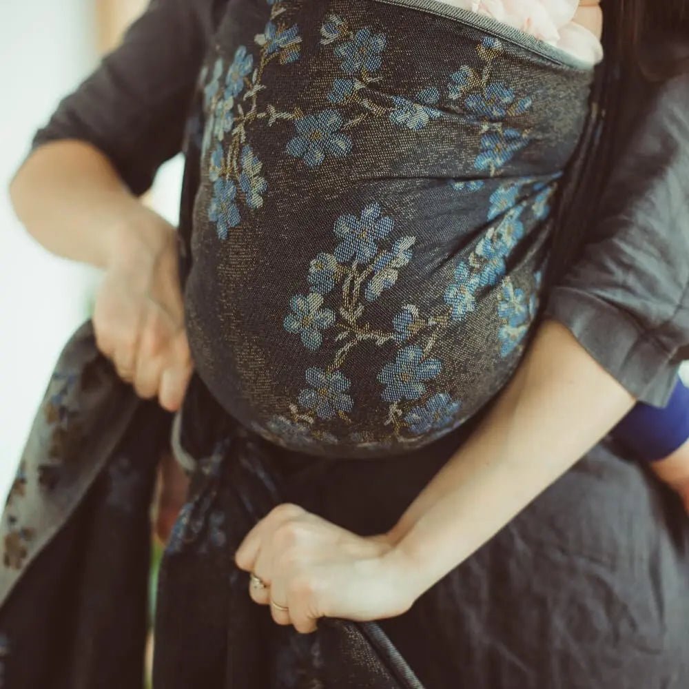 Blue Blossom Woven Wrap