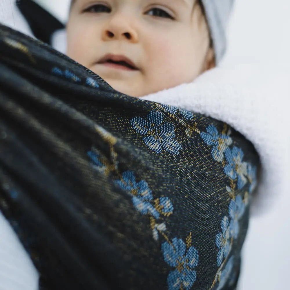 Blue Blossom Woven Wrap