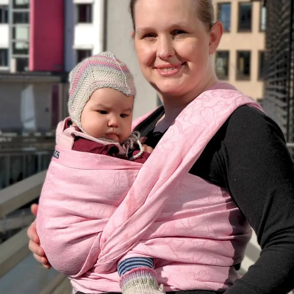 Cherry Blossom Seimei Hemp Woven Wrap by Didymos