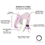 Chili Toddler DidyKlick 4u Half Buckle by Didymos - Half Buckle CarrierLittle Zen One4048554872625