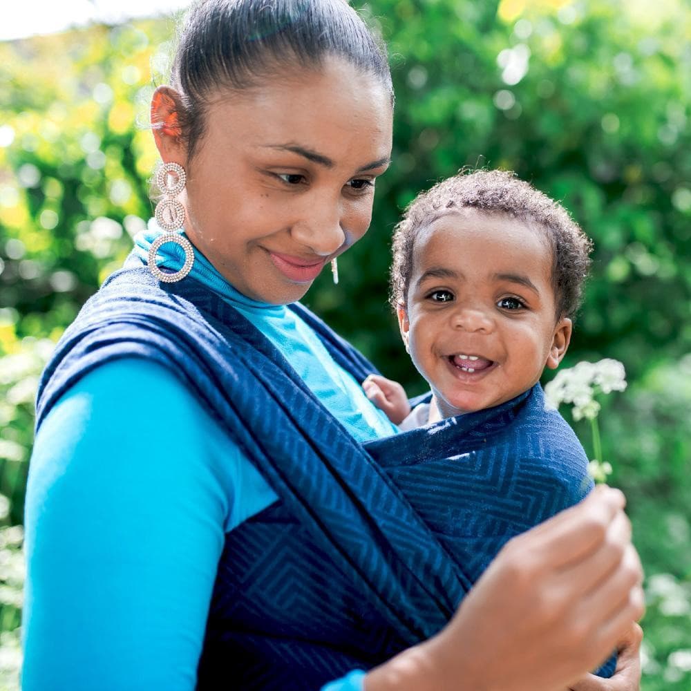 Deep Blue Woven Wrap by Didymos - Woven WrapLittle Zen One