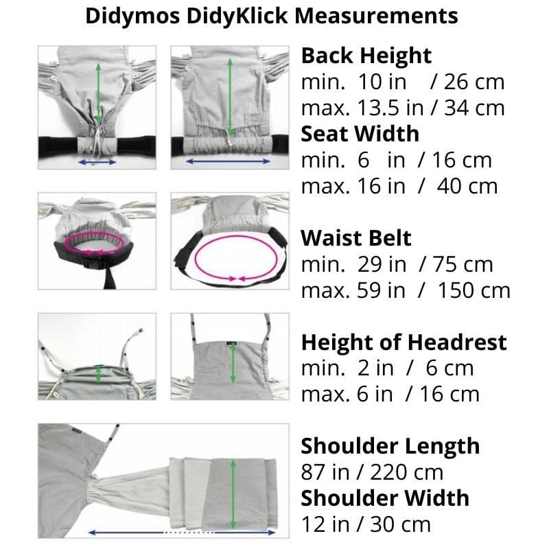 Denim DidyKlick by Didymos - Half Buckle CarrierLittle Zen One4136305156