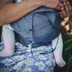 Denim DidyKlick Half Buckle by Didymos - Half Buckle CarrierLittle Zen One4136305156