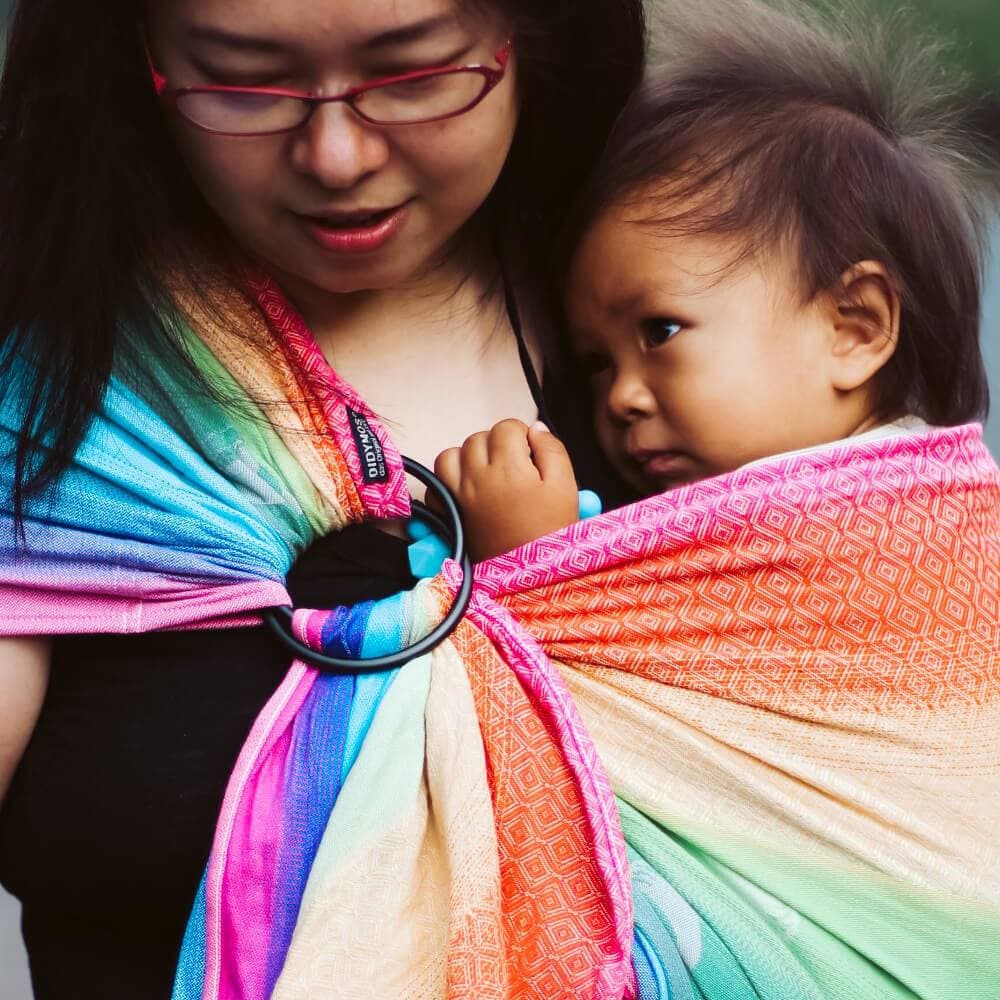 Didymos DidySling Triple Rainbow - Ring SlingLittle Zen One4150585769