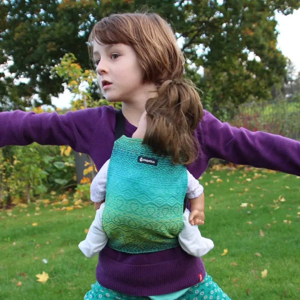 Didymos Doll Snap Hearts Malachite - Baby Carrier AccessoriesLittle Zen One4147911047