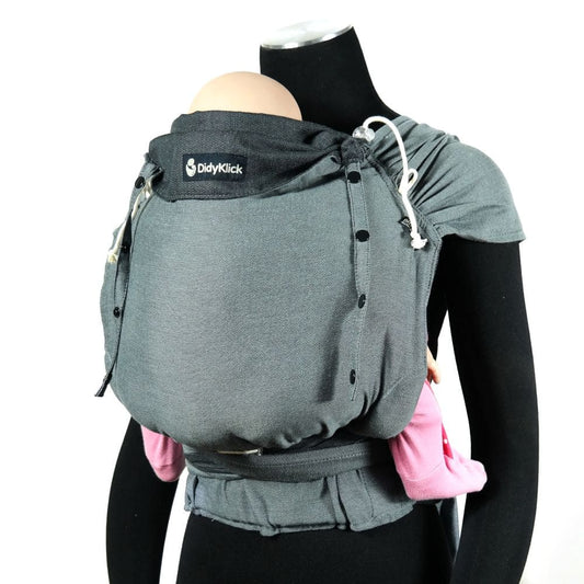 Doubleface Anthracite DidyKlick 4u by Didymos - Half Buckle CarrierLittle Zen One4048554349844