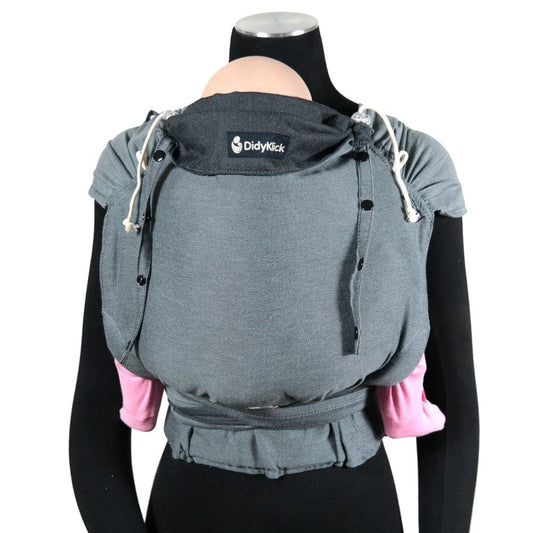 Doubleface Anthracite DidyKlick 4u by Didymos - Half Buckle CarrierLittle Zen One4048554349844
