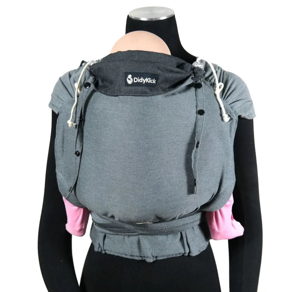 Doubleface Anthracite DidyKlick 4u Half Buckle by Didymos - Half Buckle CarrierLittle Zen One4048554349844