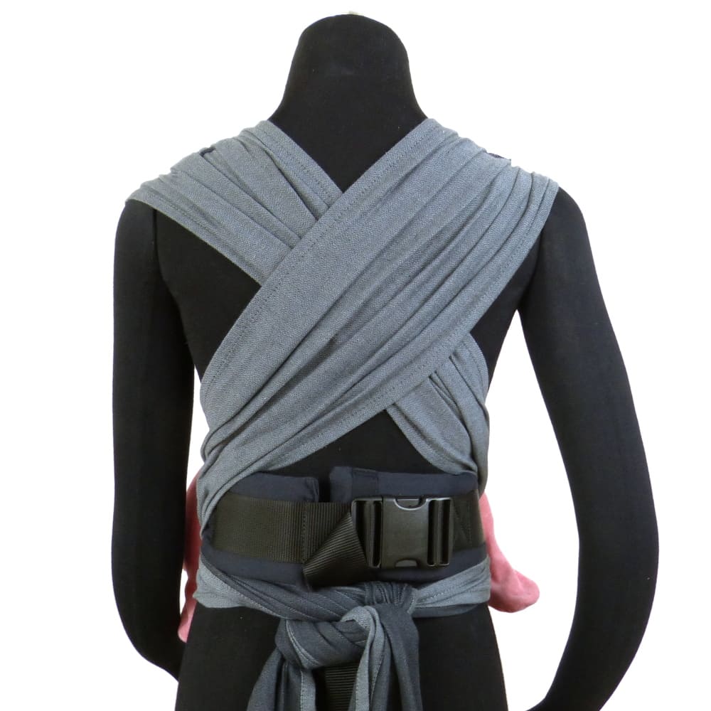 Doubleface Anthracite DidyKlick 4u Toddler by Didymos - Half Buckle CarrierLittle Zen One4048554349820