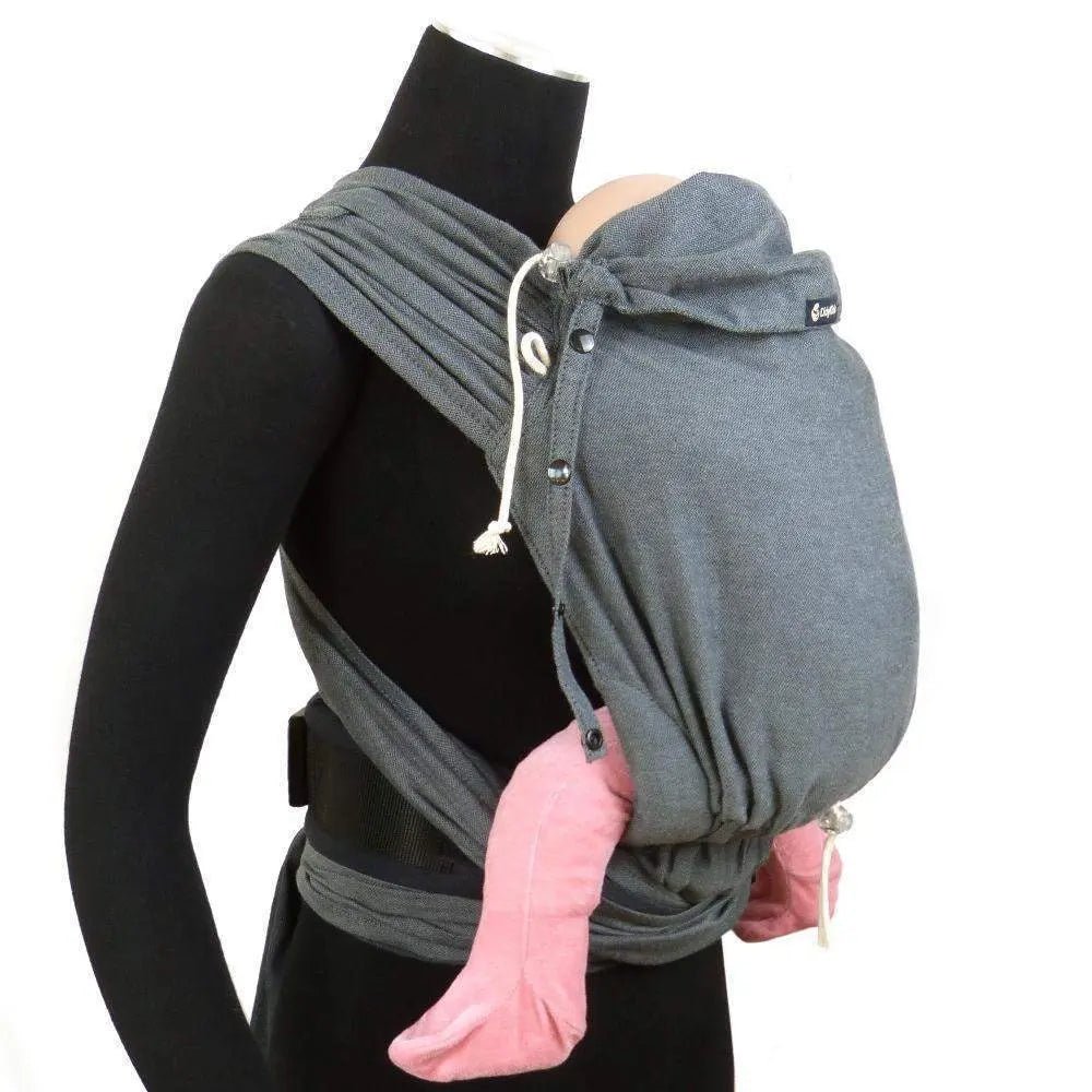 Doubleface Anthracite DidyKlick Half Buckle by Didymos - Half Buckle CarrierLittle Zen One4136305144
