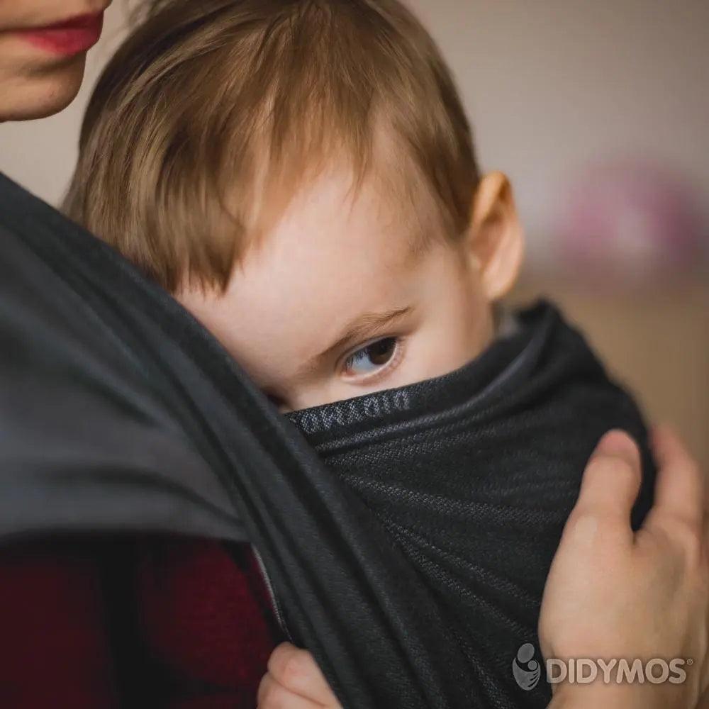 Doubleface Anthracite Woven Wrap by Didymos - Woven WrapLittle Zen One4048554349035