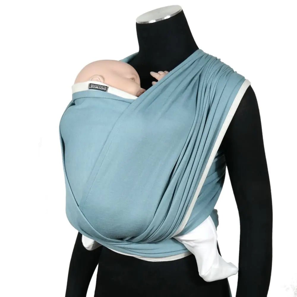 Doubleface Smoke Hybrid Jersey Wrap by Didymos Hybrid Wrap