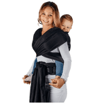 Ebony Black Preschool LennyHybrid Half Buckle