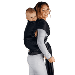 Ebony Black Preschool LennyHybrid Half Buckle by LennyLamb - Half Buckle CarrierLittle Zen One5907557762113