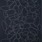Ellipses Black Ecru Woven Wrap