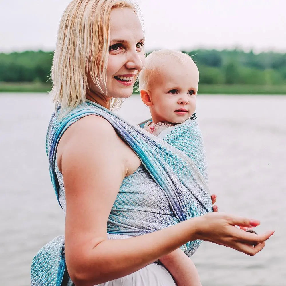 Facett Midday Sky Woven Wrap by Didymos - Woven WrapLittle Zen One