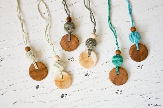 FrejaToys Natural Silk and Wood Necklaces - Baby Carrier AccessoriesLittle Zen One