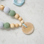 FrejaToys Organic Cotton Nursing Necklace Spring Light - Baby Carrier AccessoriesLittle Zen One