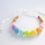 FrejaToys Pastel Sorbetto Rainbow Nursing Necklace - Baby Carrier AccessoriesLittle Zen One4147712463