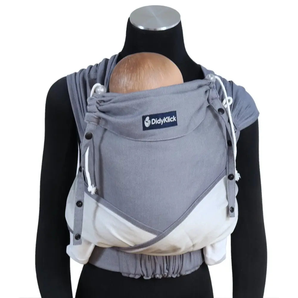 Graphite DidyKlick 4u by Didymos - Half Buckle CarrierLittle Zen One4048554407643
