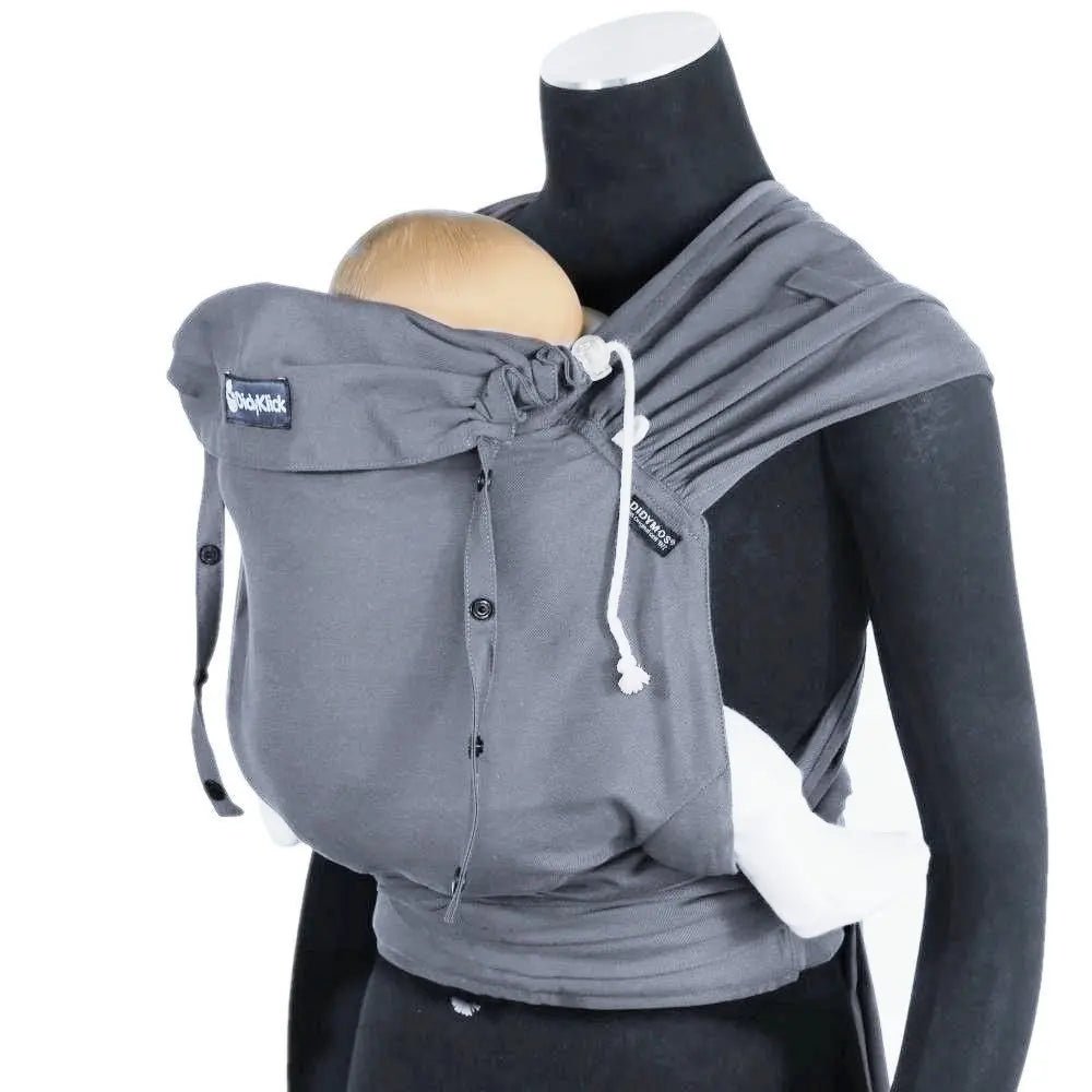 Graphite DidyKlick 4u Half Buckle by Didymos - Half Buckle CarrierLittle Zen One4048554407643