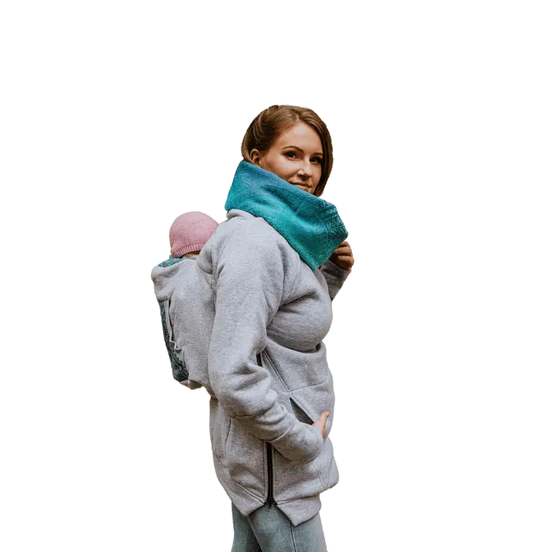 Baby sales wearing sweatshirt