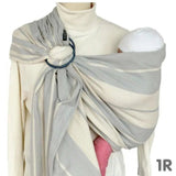 Grey Stripes DidySling Ring Sling by Didymos - Ring SlingLittle Zen One4048554398958