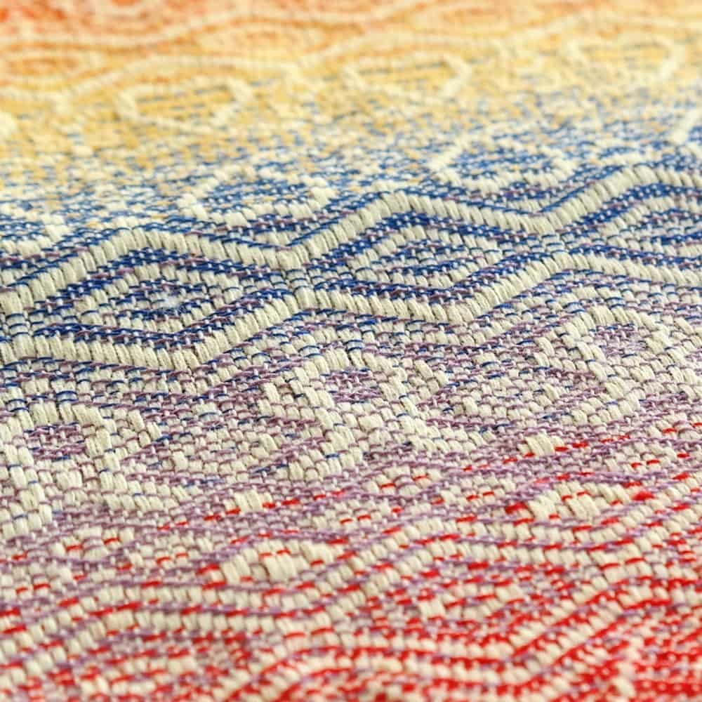 Hedwychs Hearts Rainbow Woven Wrap