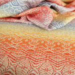 Hedwychs Hearts Rainbow Woven Wrap