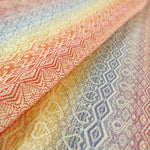 Hedwychs Hearts Rainbow Woven Wrap by Didymos - Woven WrapLittle Zen One4048554329129