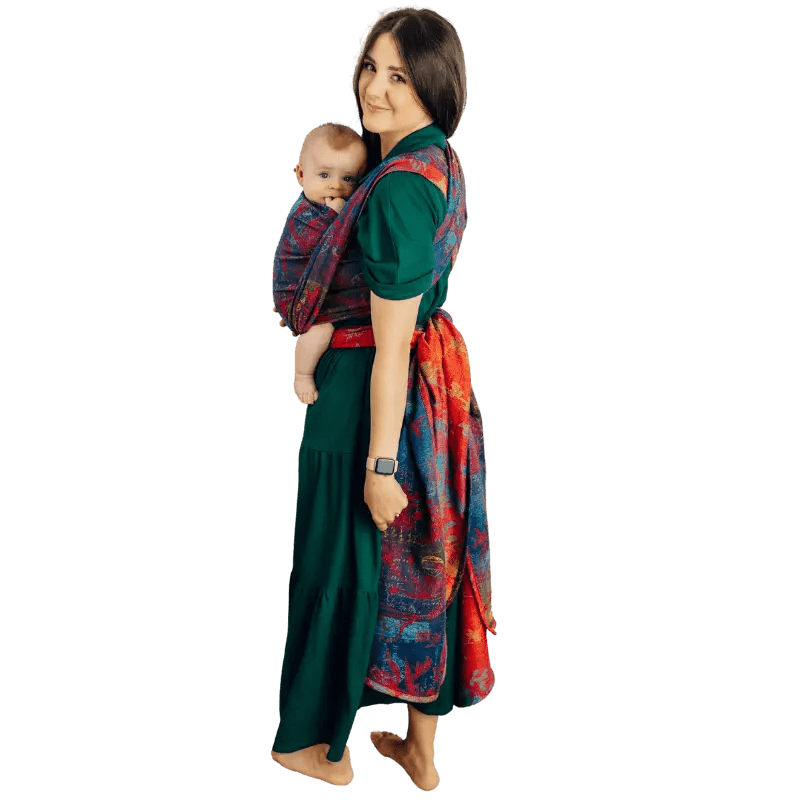 Herbarium Wild Meadow Woven Wrap by LennyLamb - Woven WrapLittle Zen One5907557782173