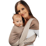 Herringbone Cafe Latte Woven Wrap
