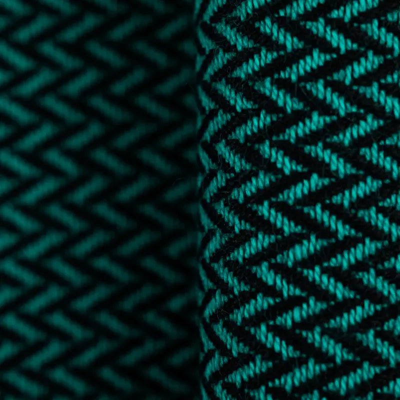 Herringbone Emerald Woven Wrap