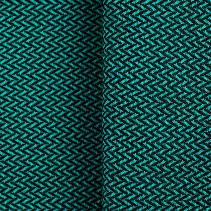 Herringbone Emerald Woven Wrap