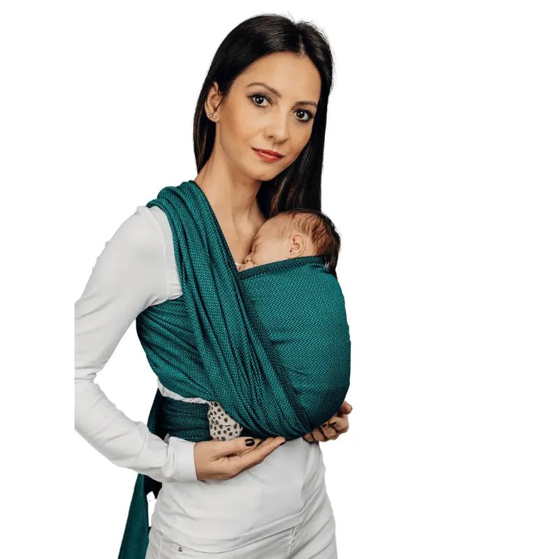 Herringbone Emerald Woven Wrap