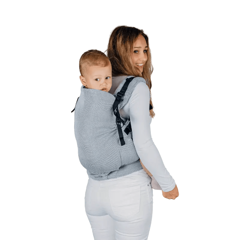 Herringbone Grey LennyPreschool Carrier