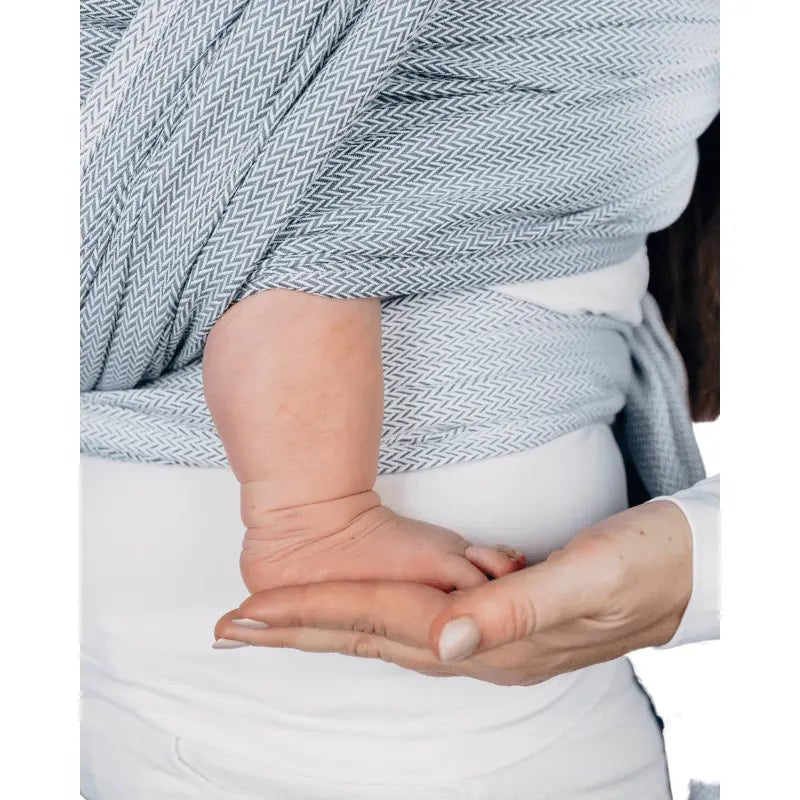 Herringbone Grey Woven Wrap by LennyLamb - Woven WrapLittle Zen One5901769642058