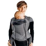 Herringbone Ombre Grey Wrap - Tai Mei Tai by LennyLamb - Mei TaiLittle Zen One5907557714167