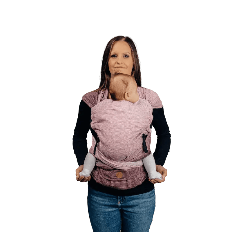 Herringbone Ombre Pink LennyHybrid Half Buckle