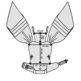 Herringbone Ombre Pink LennyHybrid Half Buckle by LennyLamb - Half Buckle CarrierLittle Zen One5907557751872