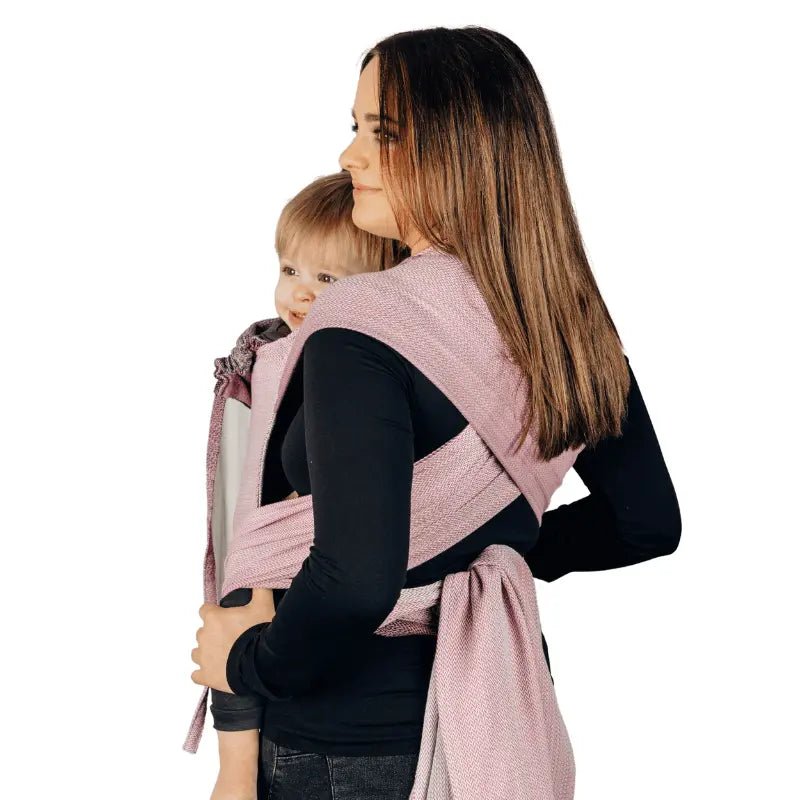 Herringbone Ombre Pink Wrap Tai Mei Tai