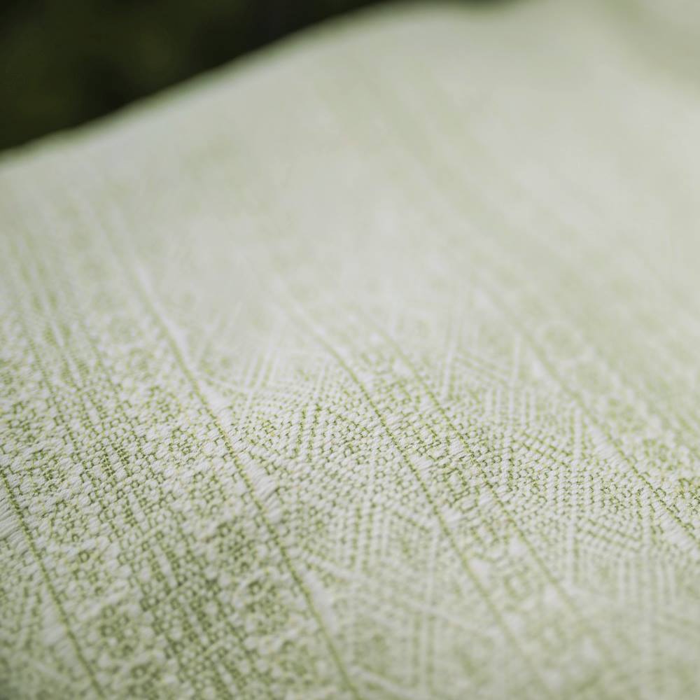 Jade silk linen Woven Wrap by Didymos - Woven WrapLittle Zen One
